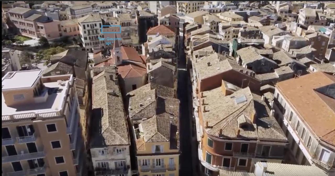 "San Giacomo Square Apt." In The Heart Of Old Town Corfu  외부 사진